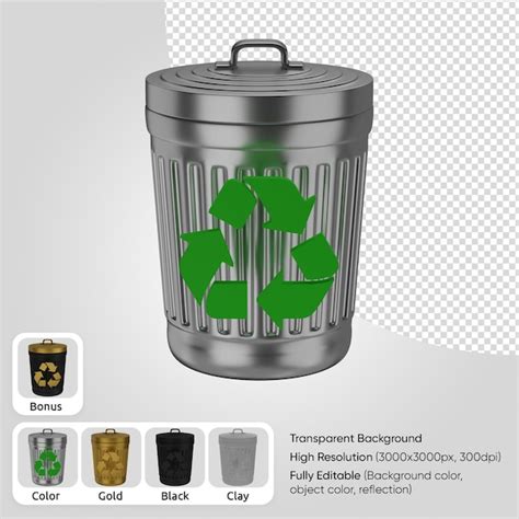 Premium Psd 3d Recycle Bin