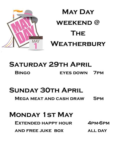 May Day Bank Holiday Bingo Love Weymouth Tourist Information And Events
