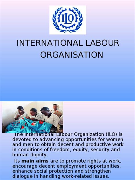 International Labour Organisation Pdf International Labour