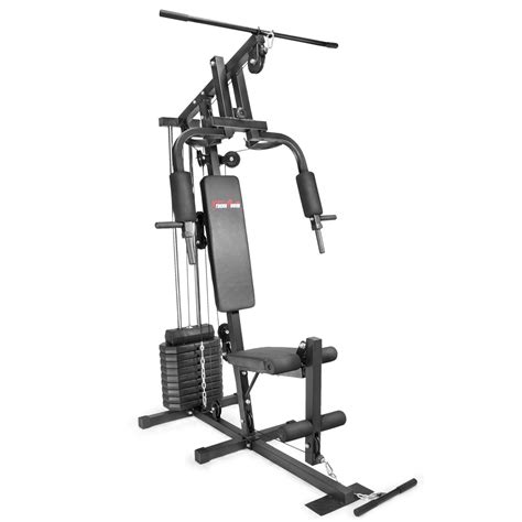 XtremepowerUS Multifunction Home Gym Fitness Station Workout Machine w ...