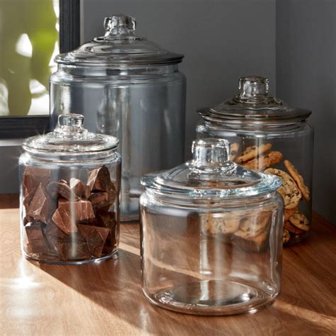 Heritage Hill Glass Jars With Lids Crate Barrel Canada