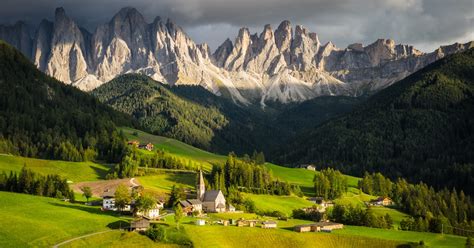 Photograph Santa Maddalena Church In The Dolomites Santa