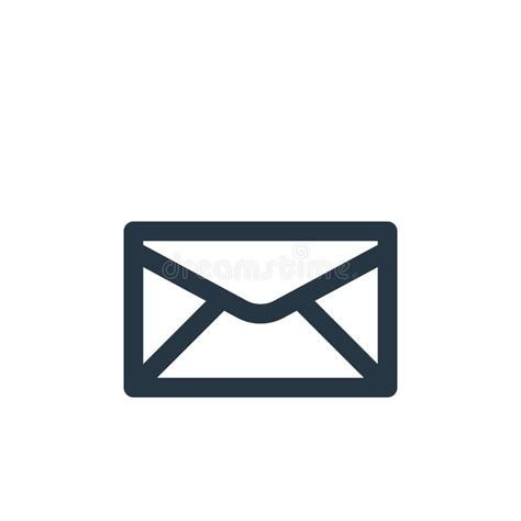 Unread Icon Vector From Email Ui Concept Thin Line Illustration Of
