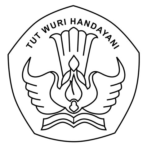 Logo Tut Wuri Handayani Hitam Putih Vector Logo Tut Wuri Handayani