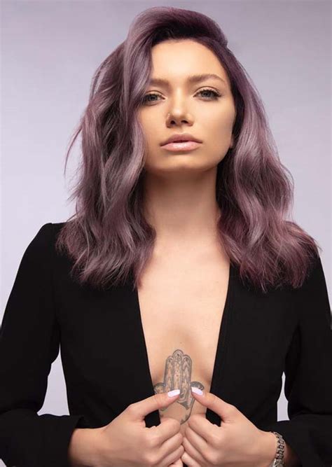 Cute Violet Burgundy Hair Colors And Highlights For 2019 Stylezco