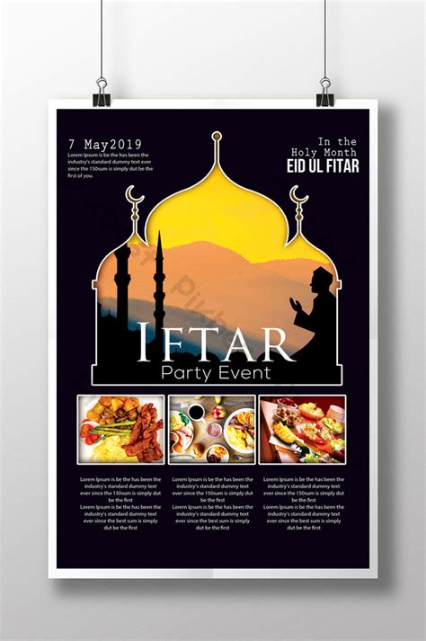 Golden Style Iftar Ramadan Discount Flyer Template Psd Free Download