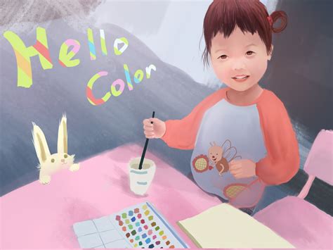 Hello Color By Ageee On Dribbble