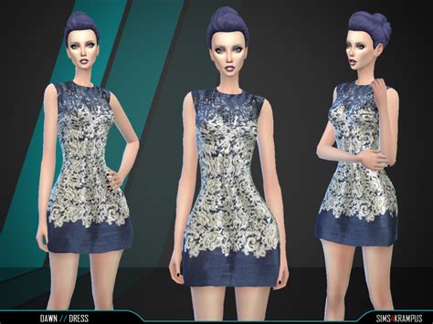 Sims4krampus Dawn Dress