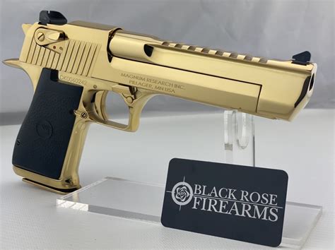 Black Rose Firearms Magnum Research Desert Eagle 50 Polished Gold