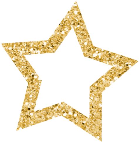 Download Stᗩrs ‿ ⁀ Glitter Stars Gold Glitter Star Clip Art Gold