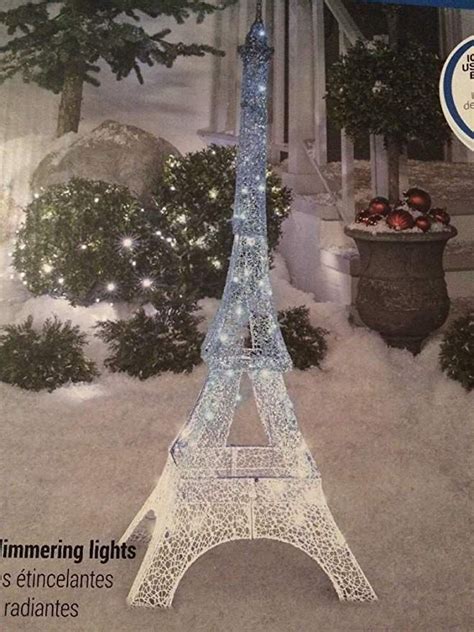 Christmas Glimmer Lightshow Led Eiffel Tower Decoration