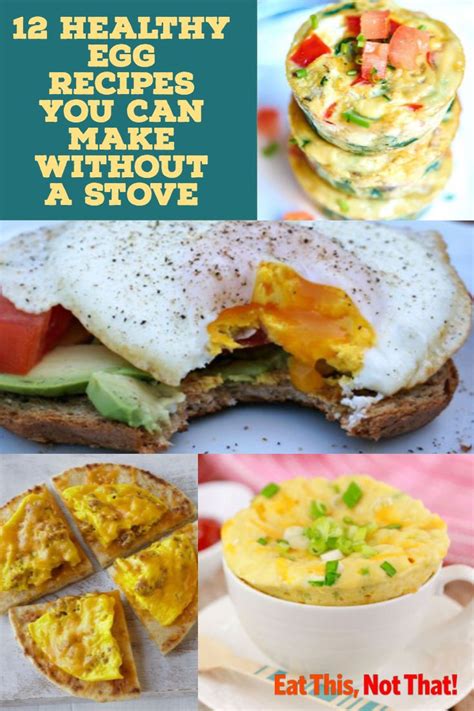 12 Healthy Egg Recipes You Can Make Without A Stove Healthy Egg