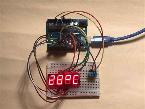 Using A 4 Digit 7 Segment Display With Arduino 7 Steps Images Images