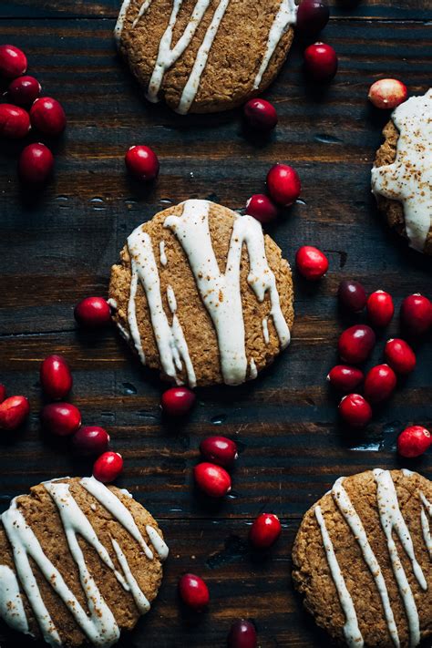 Spiced Vegan Christmas Cookies W Vanilla Almond Cream Well And Full