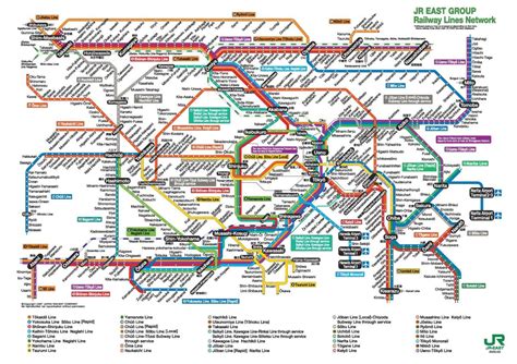 Jr Tokyo Map English Tokyo Jr Line Map English Kantō Japan