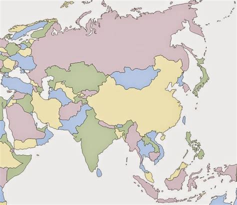 Divertid Simo Espiral Festival Mapa De Asia Paises Y Capitales