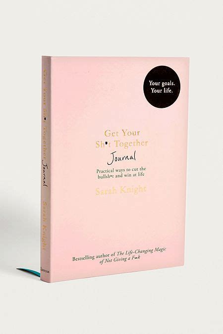 get your sh t together journal by sarah knight sarah knight book stationery urban outfitters