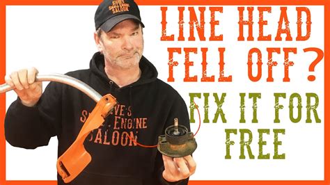 How To Fix A Weedeater When Line Head Falls Off For Free Youtube