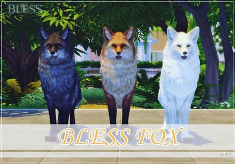 The Best Fox By Ryan Jayden Sims 4 Pets Sims Pets Sims 4