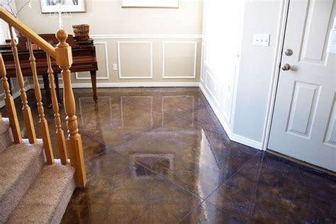 amazing floor!! | Sell my house, Home, Concrete stained floors