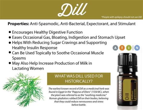 Pin By Sharon Wazurka On Essential Oil Dill Reduce Sugar Cravings