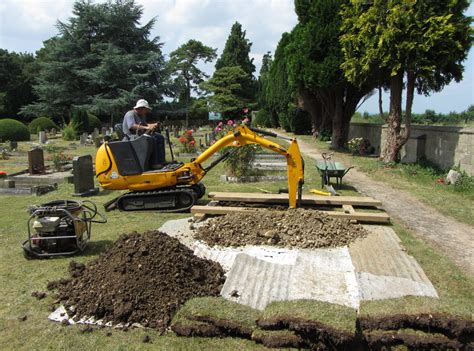 Digging A New Grave At Blunsdon Cemetery © Gareth James Geograph