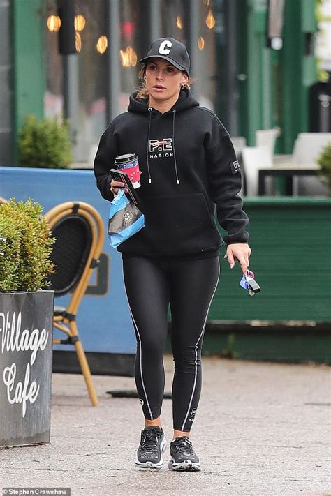Coleen Rooney Shows Off Toned Figure In Skintight Leggings As She Enjoys A Coffee Run In