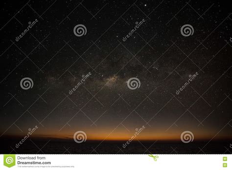 Milky Way Galaxy Background Night Sky With Milky Way