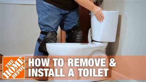 How To Remove And Install A Toilet The Home Depot Youtube Toilet