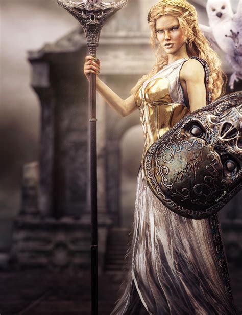 Athena Goddess Of War And Wisdom Fantasy Art Daz3d Gallery 3d
