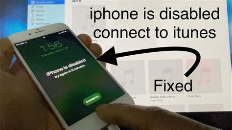 Iphone Is Disabled Connect To Itunes Fixed Youtube