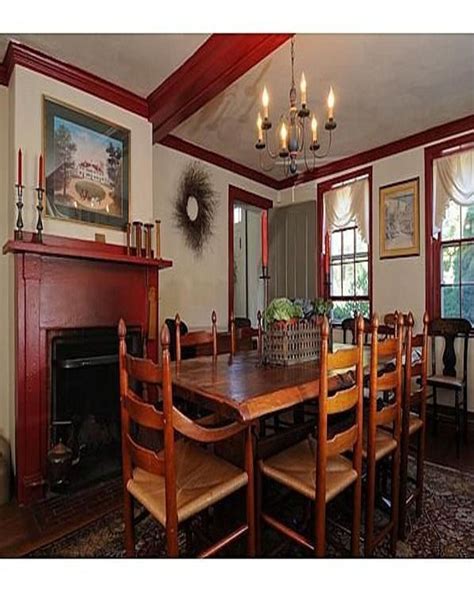 Pin By Pinner On Dining Room Colonial Dining Room Primitive Dining