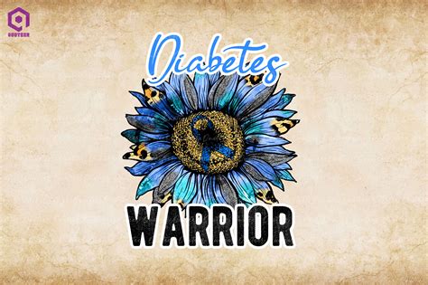 Diabetes Warrior Sunflower By Chippoadesign Thehungryjpeg