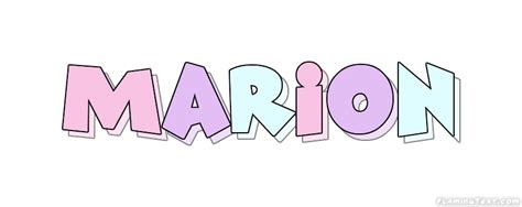 Marion Logo Outil De Conception De Nom Gratuit à Partir De Texte