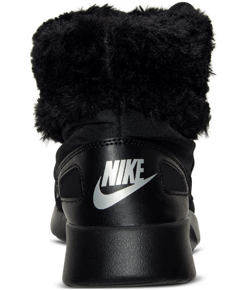 Lyst Nike Women S Kaishi Winter High Sneakerboots From Finish Line In Black