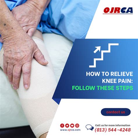 How To Relieve Knee Pain — Follow These Steps Outpatient Joint