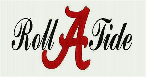 Roll Tide More Alabama Football Logo University Of Alabama Logo