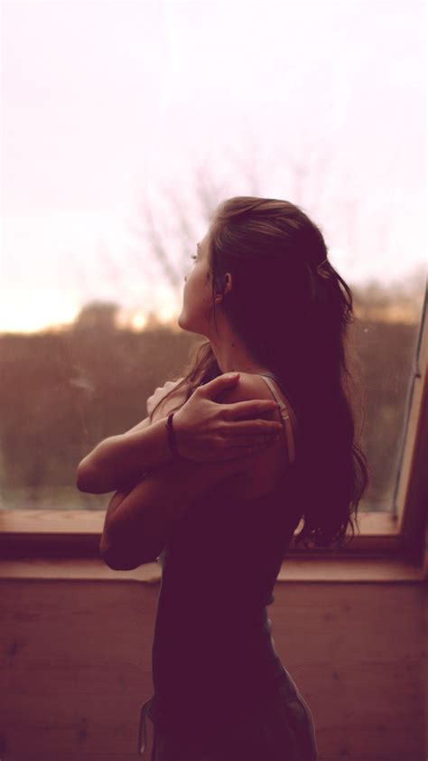 540x960 girl looking out through window 5k 540x960 resolution hd 4k wallpapers images