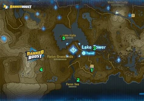 Shrine Locations Breath Of The Wild Map
