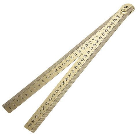 Footpro Brass Ruler