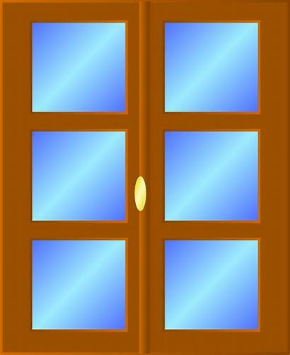 Window Cartoon Clipart Windows Clip Closed Vector