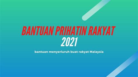 Berikut maklumat bpr 2021 atau bantuan prihatin rakyat baru yang menggantikan bsh bermula tahun hadapan. BPR 2021: SEMAKAN & PERMOHONAN Bantuan Prihatin Rakyat - UPND