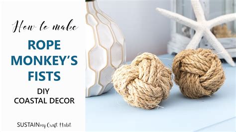 How To Make A Monkey Fist Diy Sailor Knot Rope Ball Tutorial Youtube