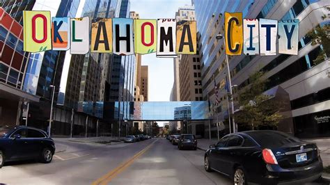Oklahoma City 4k Driving Downtown Oklahoma Usa Youtube