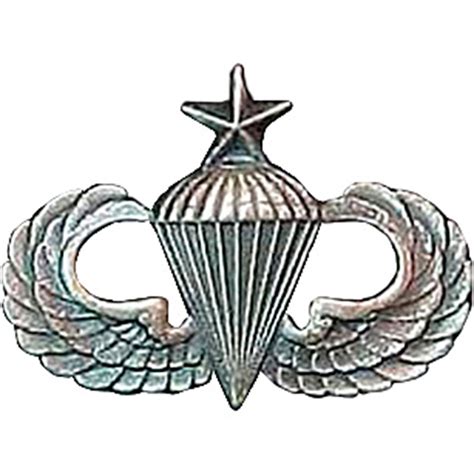 Army Badge Regular Size Spec Senior Parachutist Badges Silver