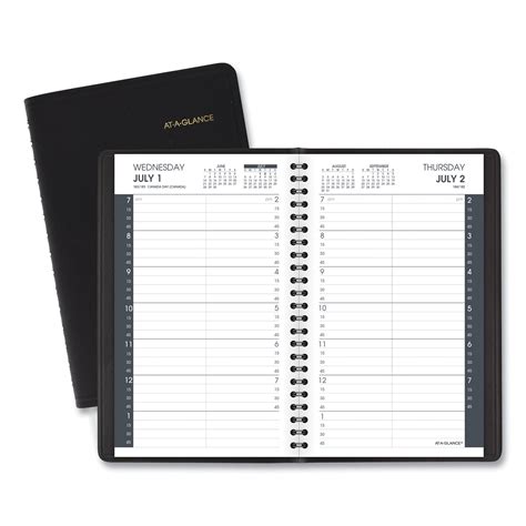 At A Glance Daily Appointment Book With 15 Minute Appointments 8 X 4 7
