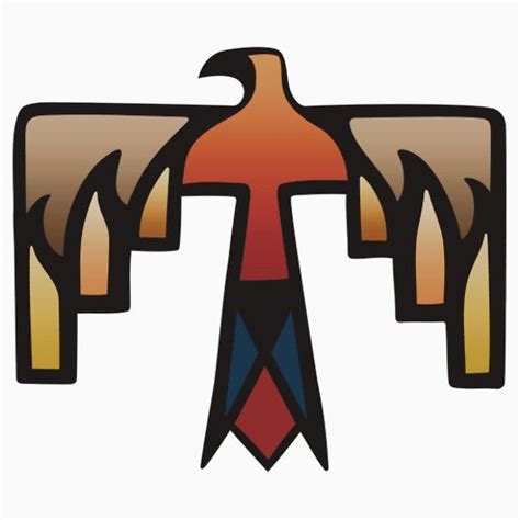 Thunderbird Native American Indian Symbol T Shirt By Peculiardesign