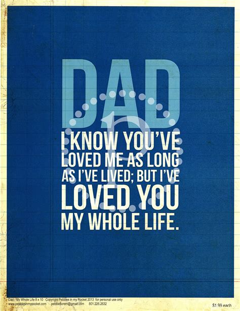 Happy fathers day quotes from daughter. Pebbles In My Pocket Blog: father's day quotes