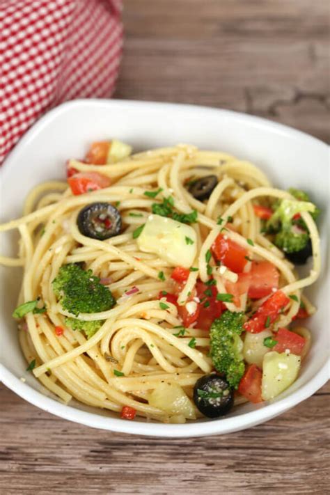 Spaghetti Italian Pasta Salad Italian Spaghetti Salad Recipe How To Make It Taste Of Home