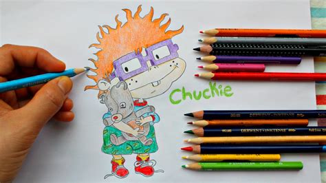 Drawing Chuckie Finster From Rugrats Youtube
